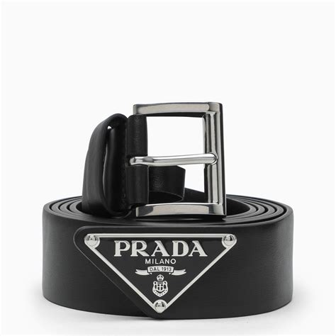 cintura prada uomo outlet|Prada Cintura Con Triangolo Intessuto .